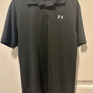 Under Armour Men's Black Polo Shirt